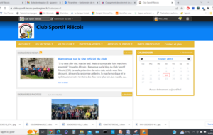 Le nouveau site Internet du Club Sportif Riécois