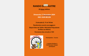 RANDO DE L'HUITRE